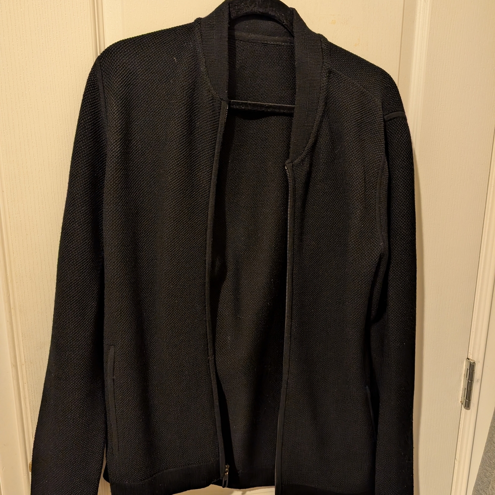 lululemon athletica Black Men's Cardigan Sweater